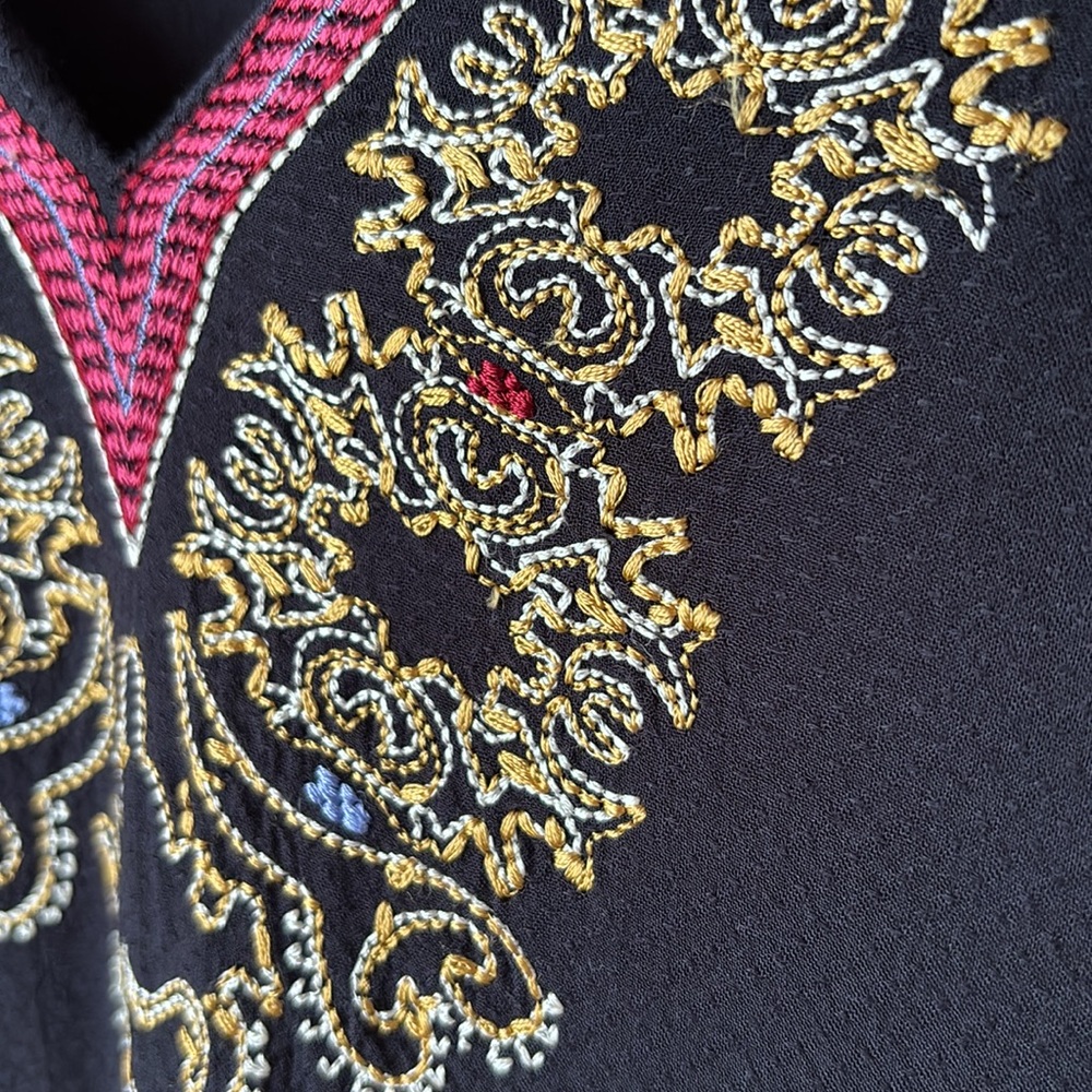 FREE PEOPLE WILD ONE EMBROIDERED MINI DRESS - Picture 5 of 14